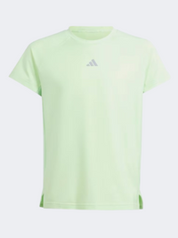 Adidas Girls Sportswear T-Shirt Green Spark/Silver