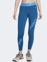 Nike Pro Women Training Tight Industrial Blue