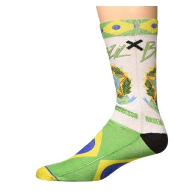 Odd Sox Osunolbraz Unisex Lifestyle Sock Green/Yellow