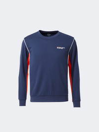 Erke Pullover Men Training Sweatshirt Dark Blue