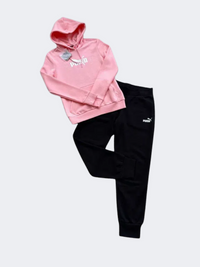 Puma Essentials+ Logo Lab Women Lifestyle Hoody Peach Smoothie