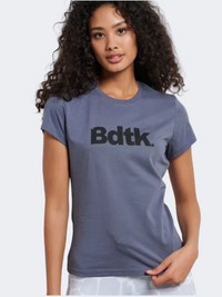 Bodytalk Short Sleeve Women Lifestyle T-Shirt Navy Blue