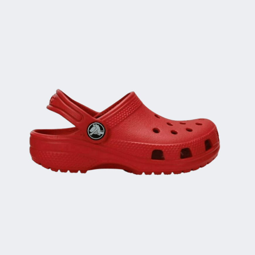 Crocs Classic Clog T Kids Lifestyle Slippers  Dark Red