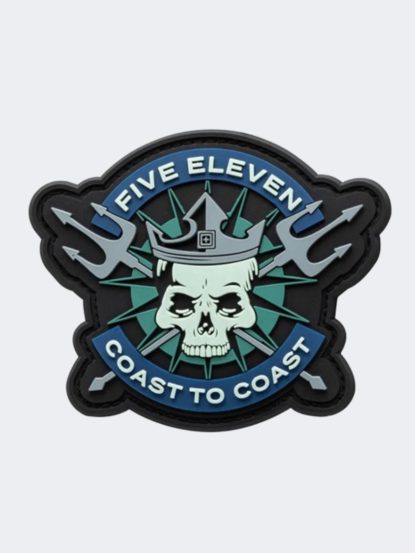 5-11 Coast To Coast Tactical Patch Blue/Black/Grey