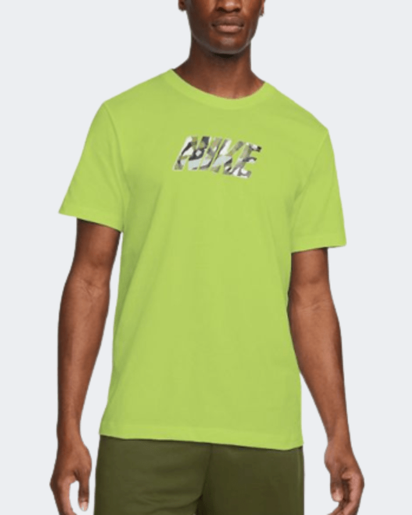 Nike Dri-Fit Logo Men Training T-Shirt Lime