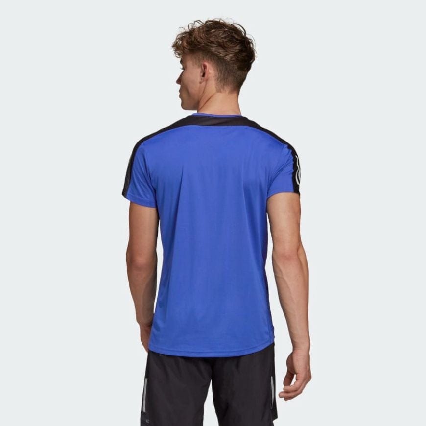 Adidas Own The Run Men Running T-Shirt Royal Blue