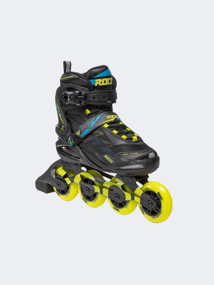 Roces Helium Ii Tif Inline Men Skating Roller Skates Black/Lime