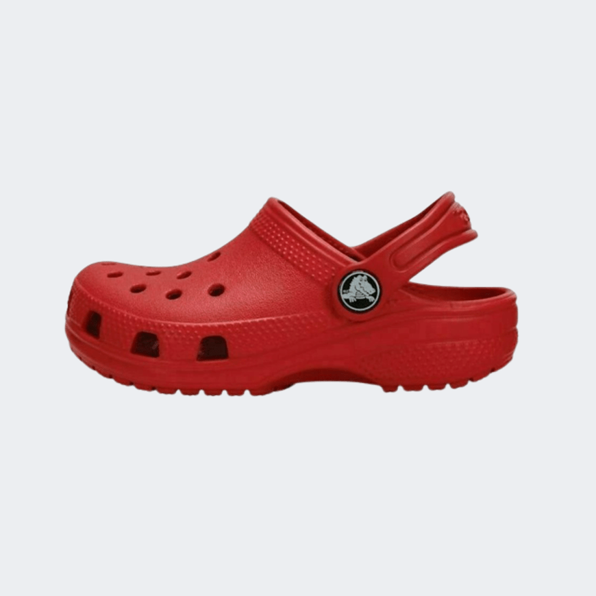 Crocs Classic Clog T Kids Lifestyle Slippers  Dark Red