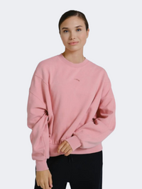 Anta Dance Women Lifestyle Sweatshirt Sunset Red