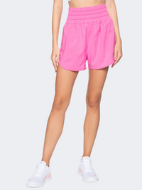 Nike One Hr 3 Women Training Short Pink/Silver