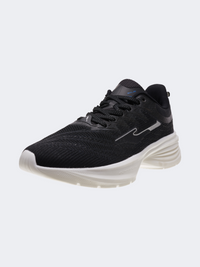 Erke Cushioning Men Running Espadrilles Black/Silver