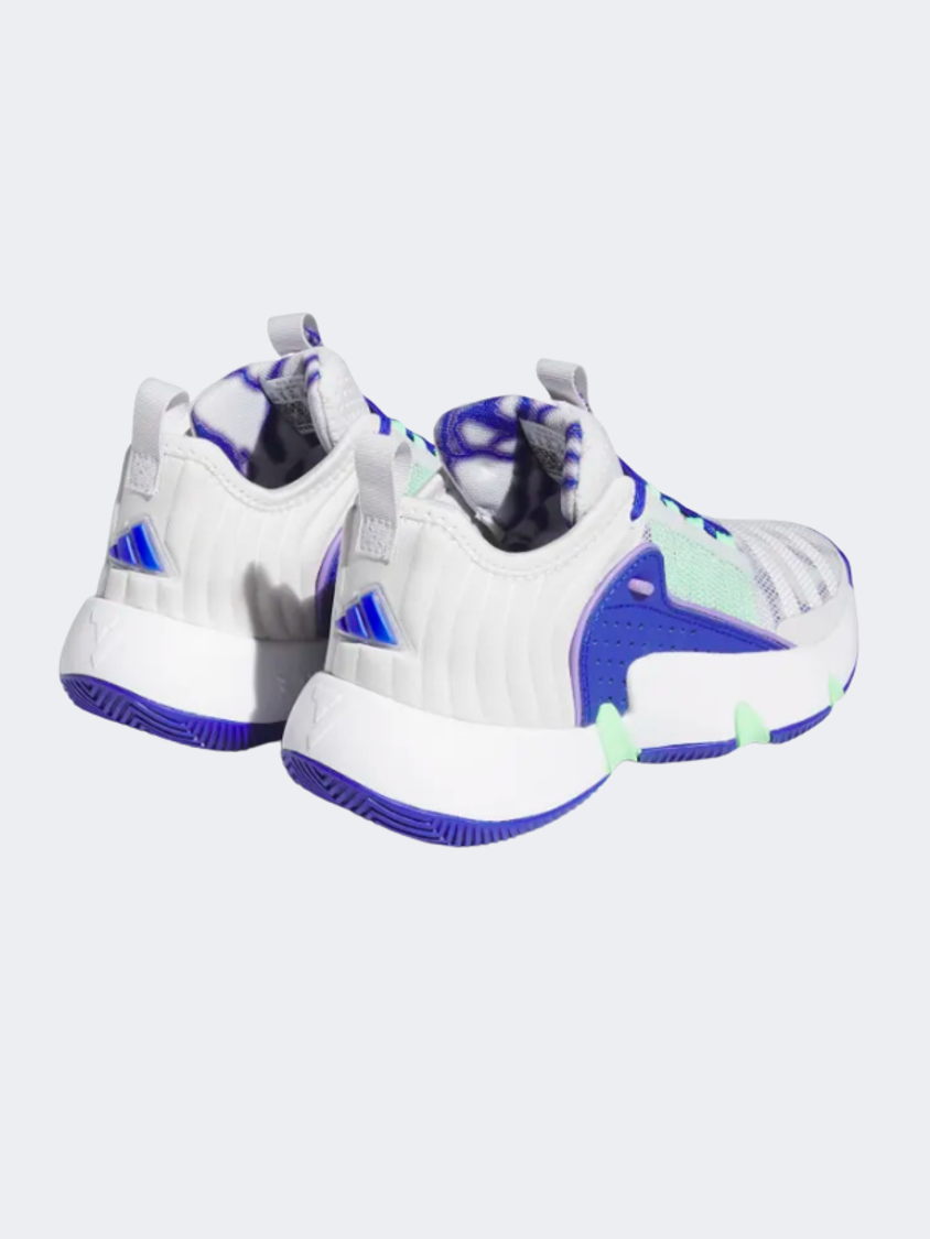 Adidas Trae Unlimited Gs Basketball Shoes White/Lucid Blue