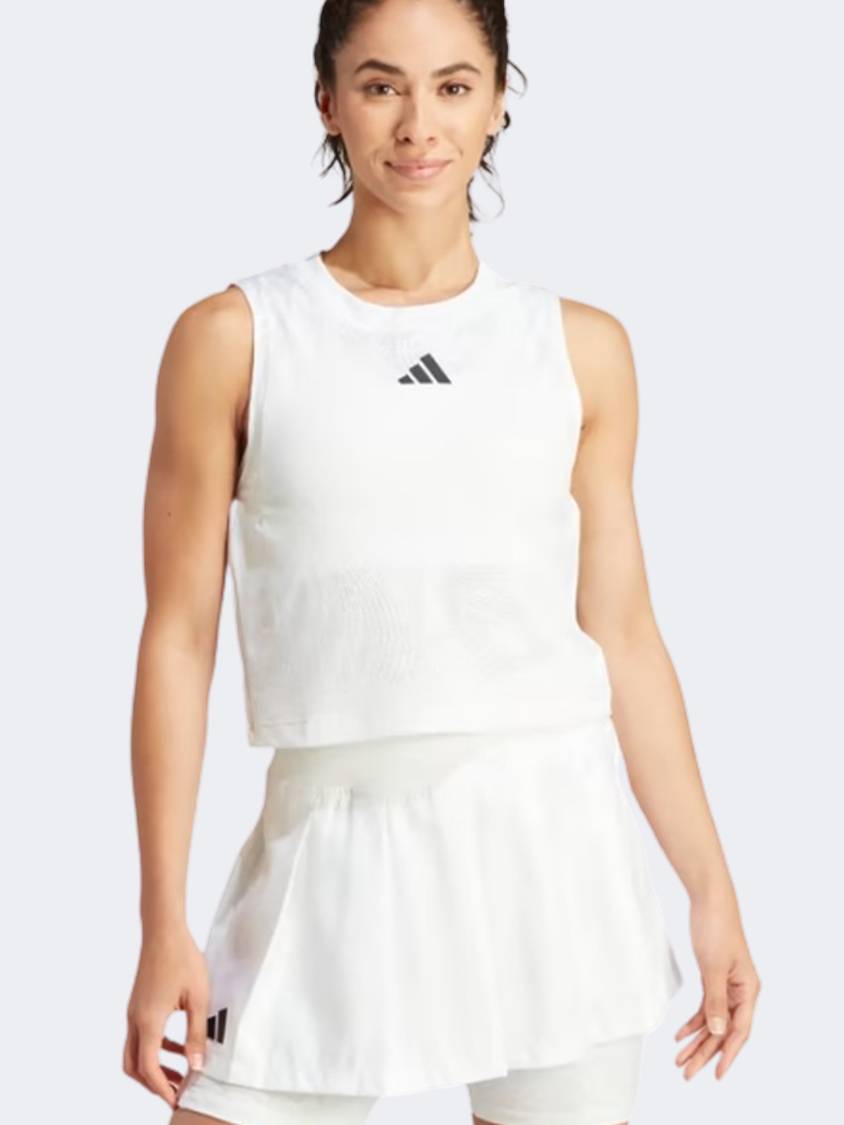 Adidas Match Pro Women Tennis Tank  White