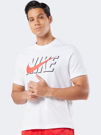 Nike Swoosh Block Men Lifestyle T-Shirt White