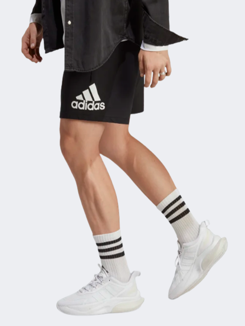 Adidas Essentials Logo Men Sportswear Short Black/White