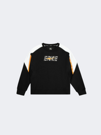 Erke Pullover Kids-Boys Training Sweatshirt Black