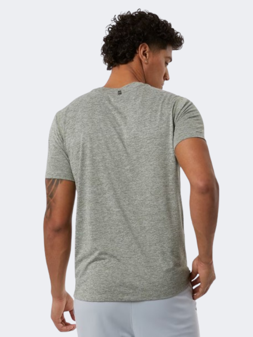 New Balance Core Heathered Men Performanc T-Shirt Olive Leaf