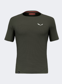 Salewa Pedroc Dry Men Hiking TShirt Dark Olive
