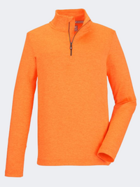 Killtec Ksw 185 Boys Skiing Long Sleeve Neon Pure Orange