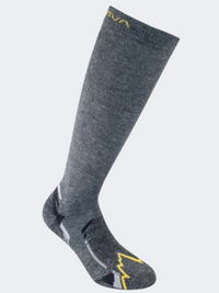 La Sportiva X Cursion Unisex Hiking Sock Black/Yellow