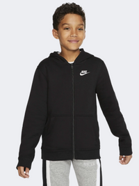 Nike Club Boys Lifestyle Hoody Black/White