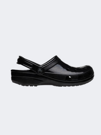 Crocs Classic High Shine Unisex Lifestyle Slippers Black