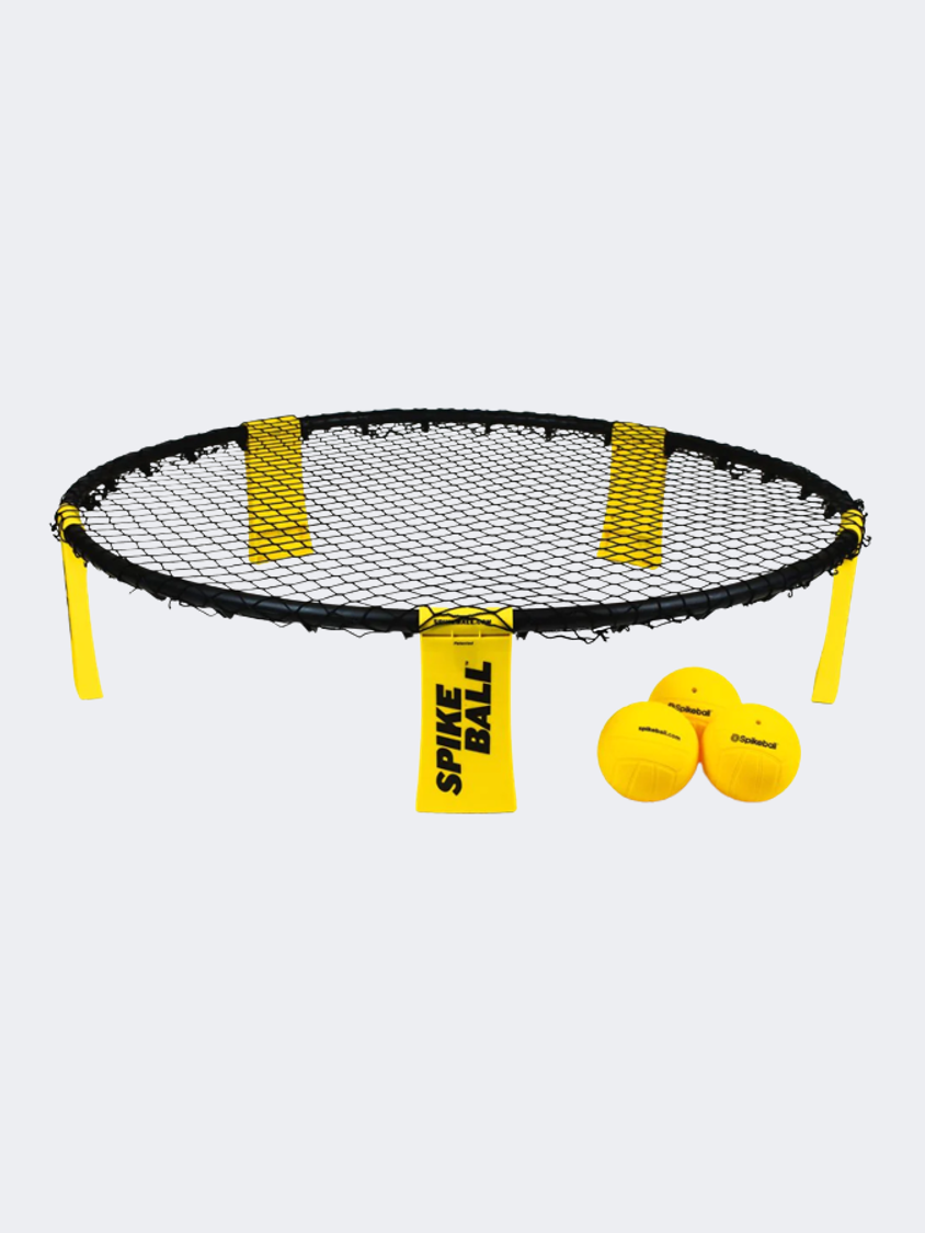 Spike Ball Standard Set Outdoor Spike Ball Yellow/Black