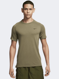 Nike Flex Rep Men Training T-Shirt Medium Olive/Black