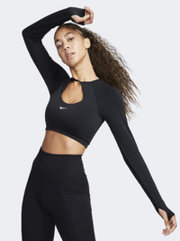 Nike  Women Training Long Sleeve Black/White