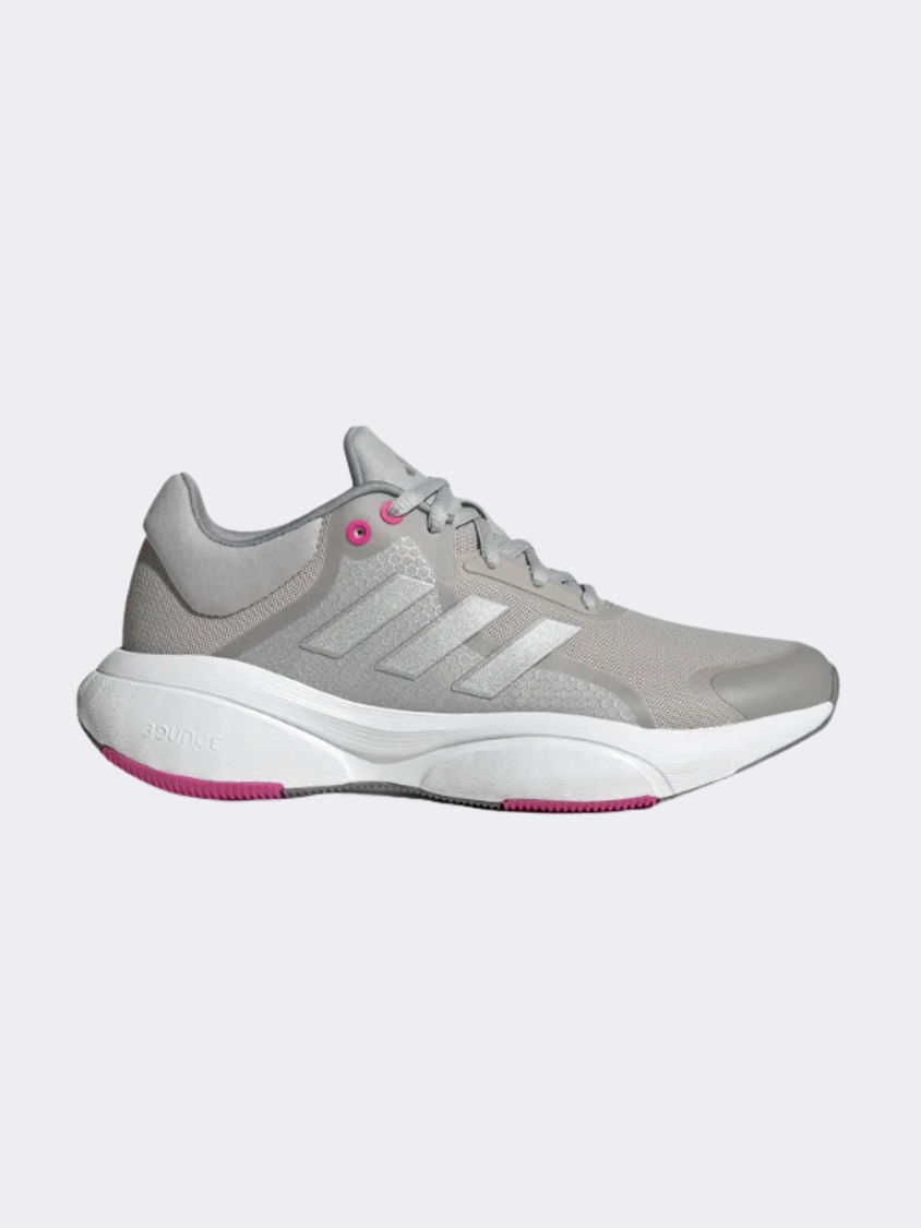 Adidas Response Women Running Shoes Grey/Pink