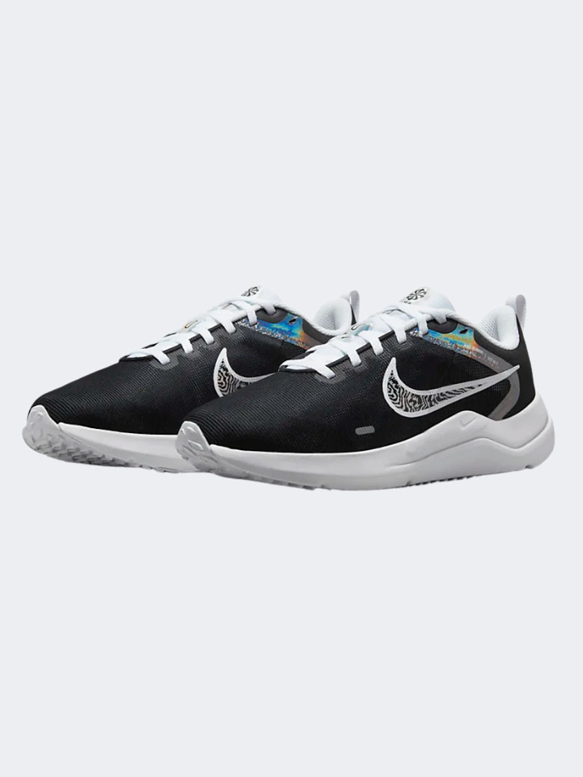 Nike Downshifter 12 Premium Women Running Shoes Black/White