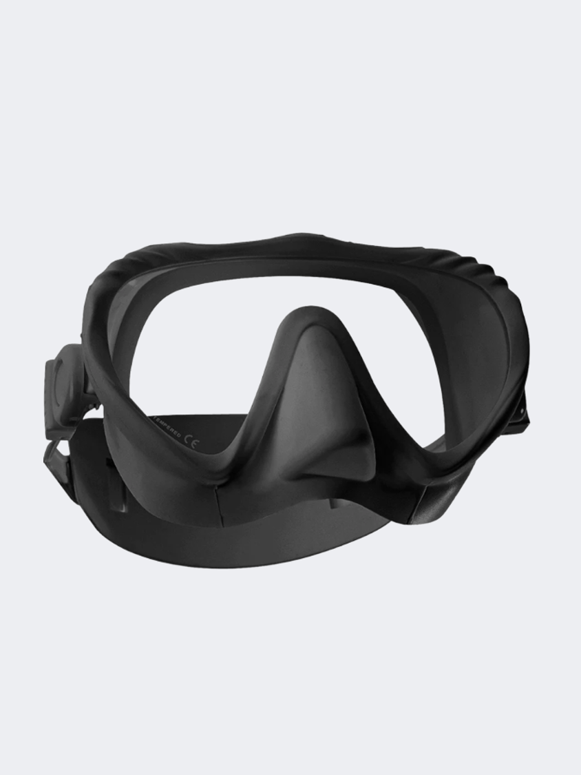 Scuba Pro Ghost Frameless Single Lens Mask Unisex Diving Mask Black
