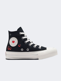 Converse All Star Eva Lift Platform Y2K Ps Girls Lifetsyle Shoes Black/Vintage White
