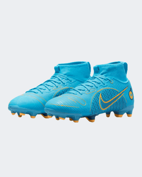 Nike Mercurial Superfly 8 Academy Fg Boys Football Shoes Chlorine Blue MikeSport Lebanon