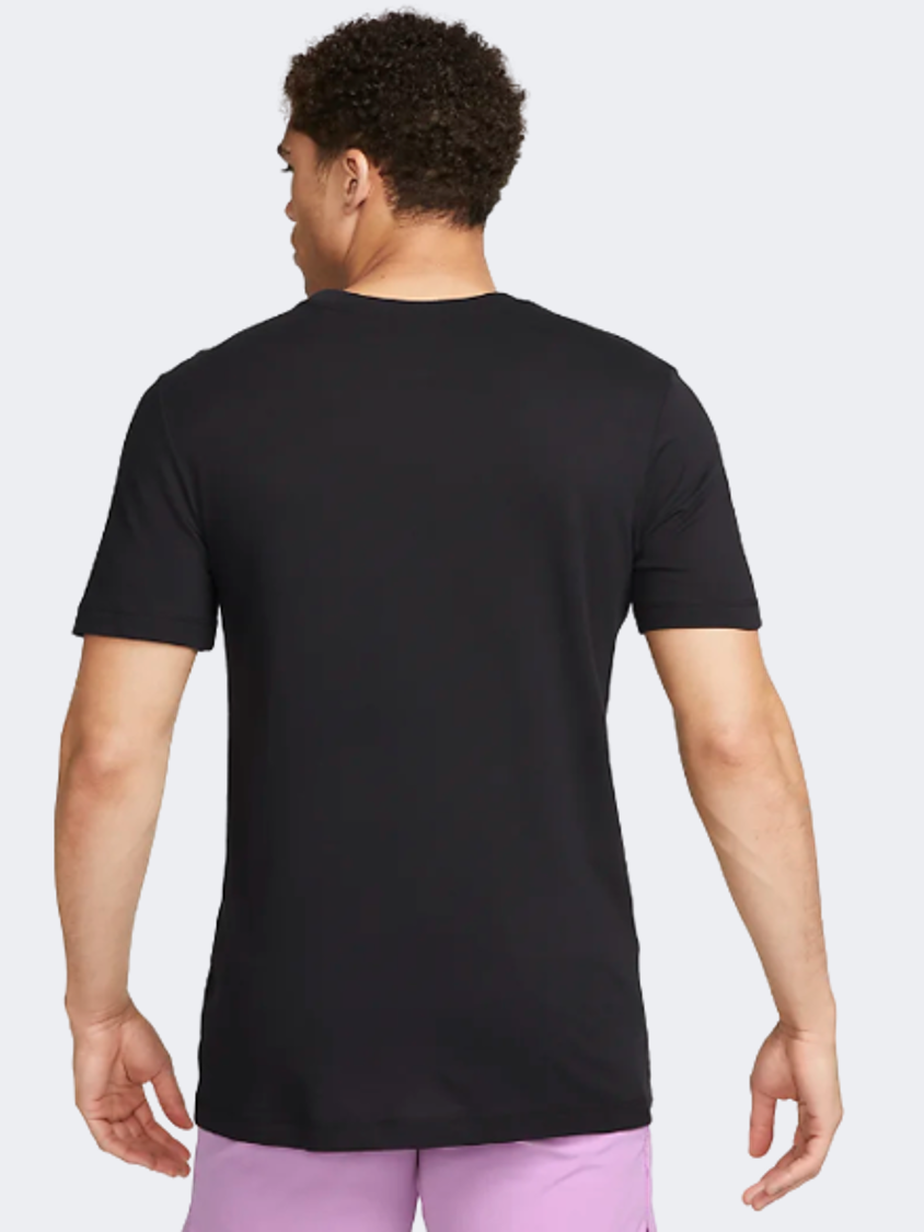 Nike Court Dri-Fit Rafa Men Tennis T-Shirt Black